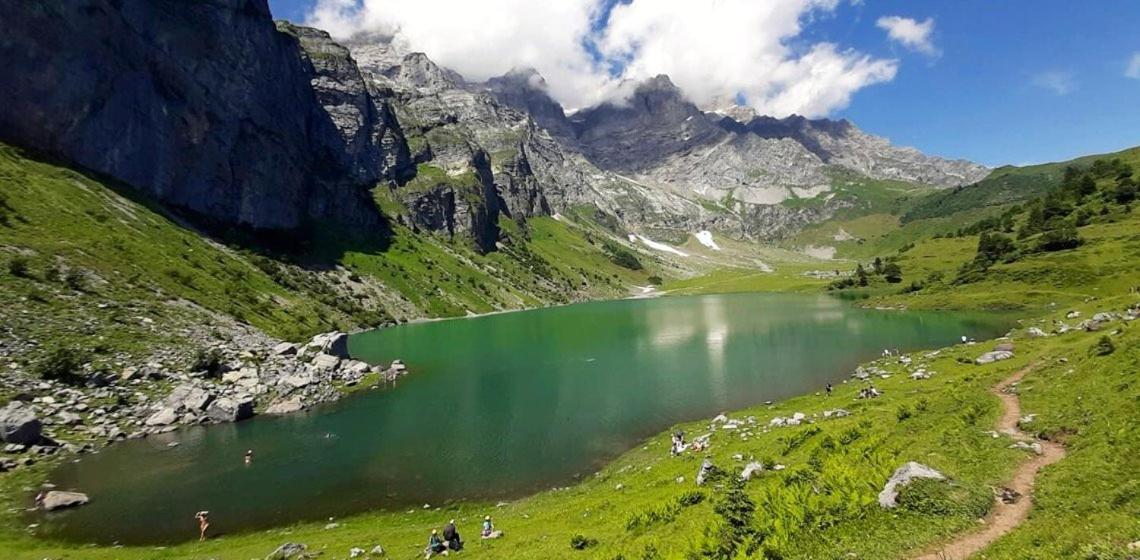 Die Aelplersuit Im Berghuesli -Ganz Einfach - Ganz Unkompliziert-Ganz Relaxd Linthal Exterior foto